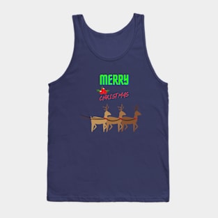 DEER MERRY CHRISTMAS Tank Top